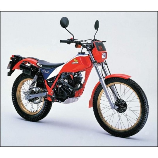 Honda TLR 200, 250, & Reflex, visserie moteur