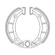 2860 Fantic, brake shoes 123 x 25 mm, measure