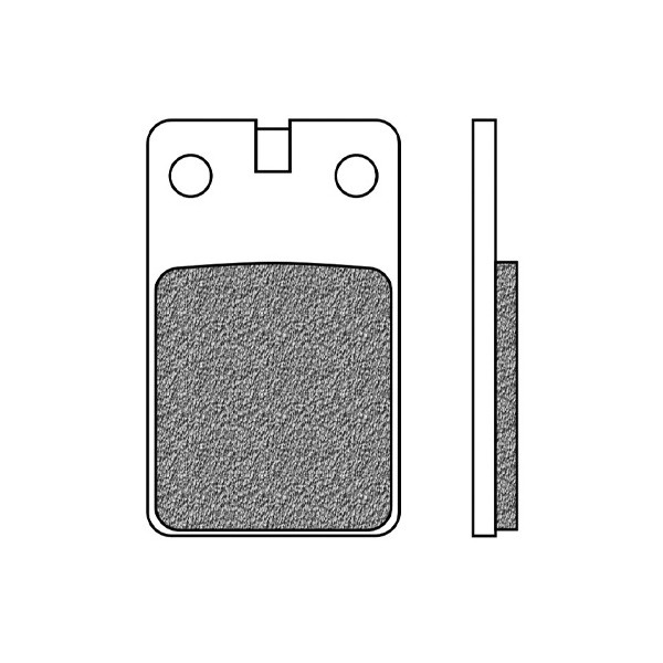 2549 Brake pads "EBC", measure