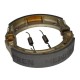 2862 Italjet, brake shoes 124 x 25 mm, side view