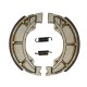 2867 Kawasaki, Suzuki, brake shoes 130 x 28 mm, front view