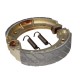 2860 Fantic, brake shoes 123 x 25 mm, side view