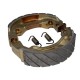 2872 Yamaha, brake shoes 110 x 25 mm, side view