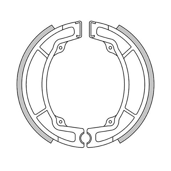 1895 Yamaha TY, mâchoires de frein 130 x 22 mm