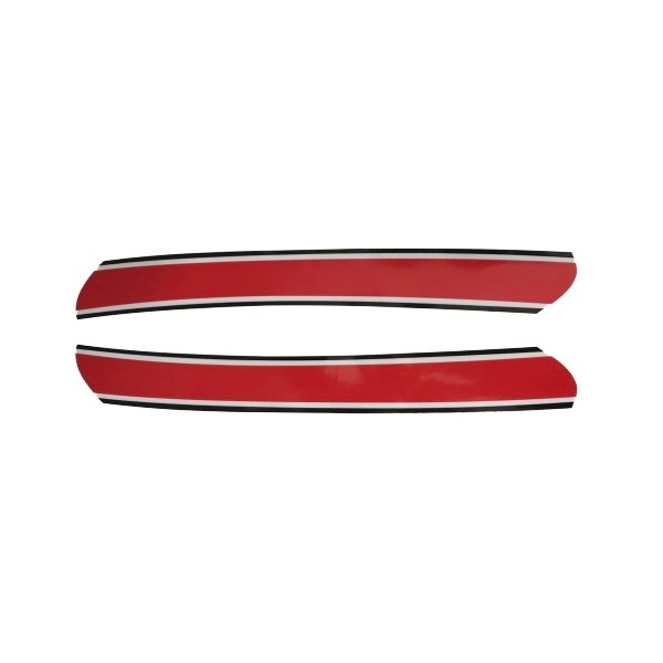 2947 Yamaha TY, logo réservoir bandes rouge