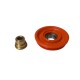 "Domino" pulley with roller bearing